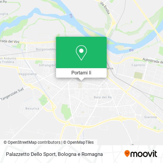 Mappa Palazzetto Dello Sport