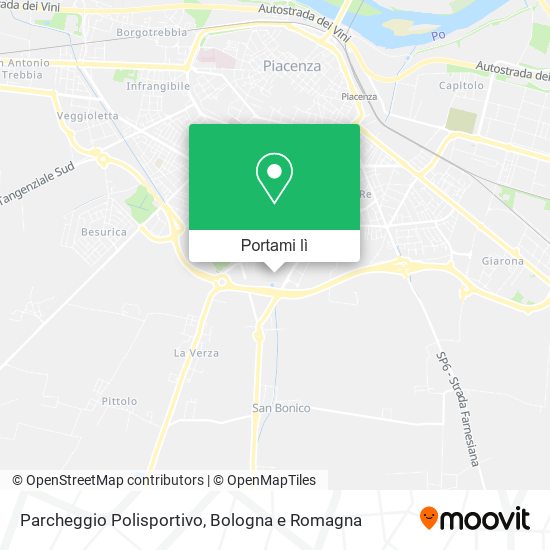 Mappa Parcheggio Polisportivo