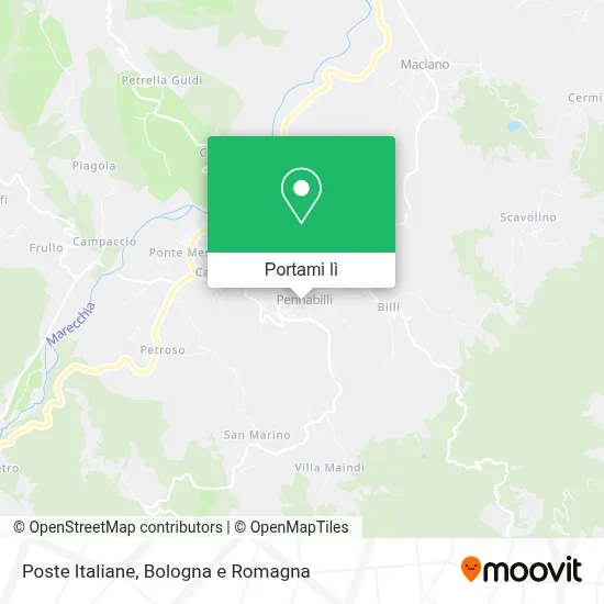 Mappa Poste Italiane