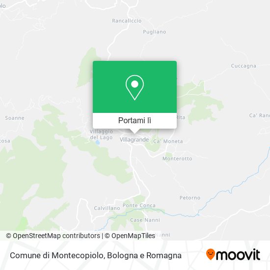 Mappa Comune di Montecopiolo