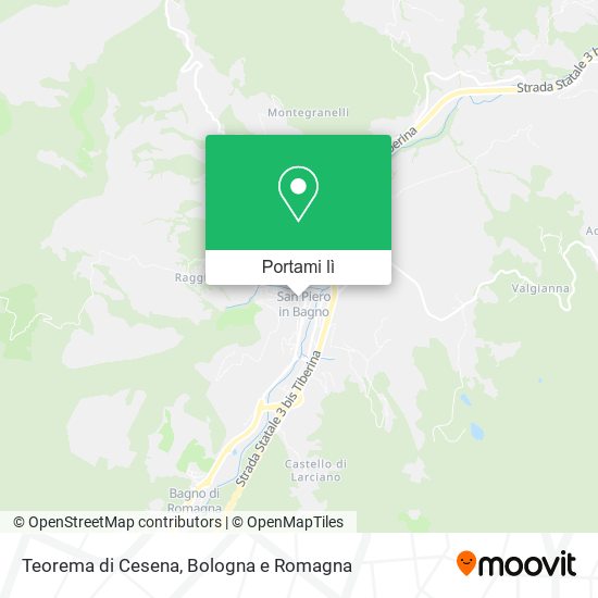 Mappa Teorema di Cesena