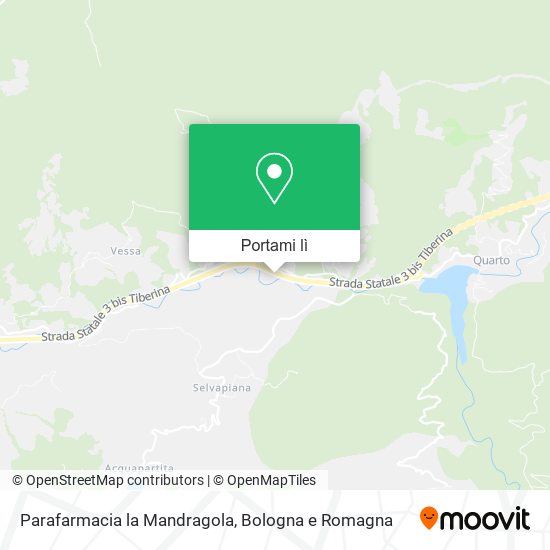 Mappa Parafarmacia la Mandragola