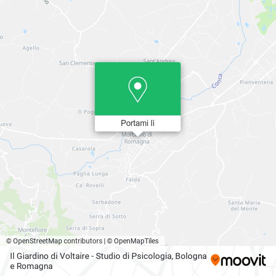 Mappa Il Giardino di Voltaire - Studio di Psicologia
