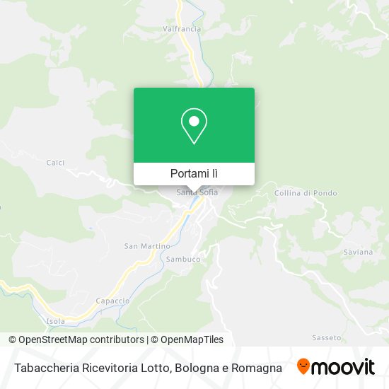 Mappa Tabaccheria Ricevitoria Lotto