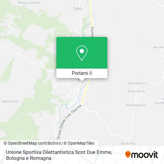 Mappa Unione Sportiva Dilettantistica Scot Due Emme