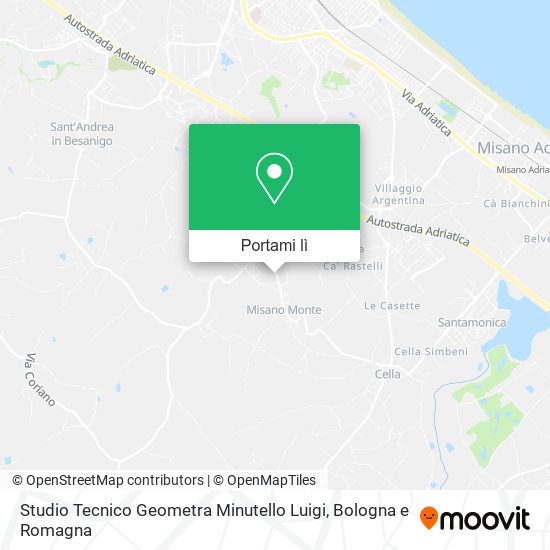 Mappa Studio Tecnico Geometra Minutello Luigi