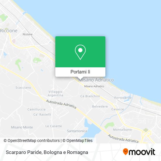 Mappa Scarparo Paride