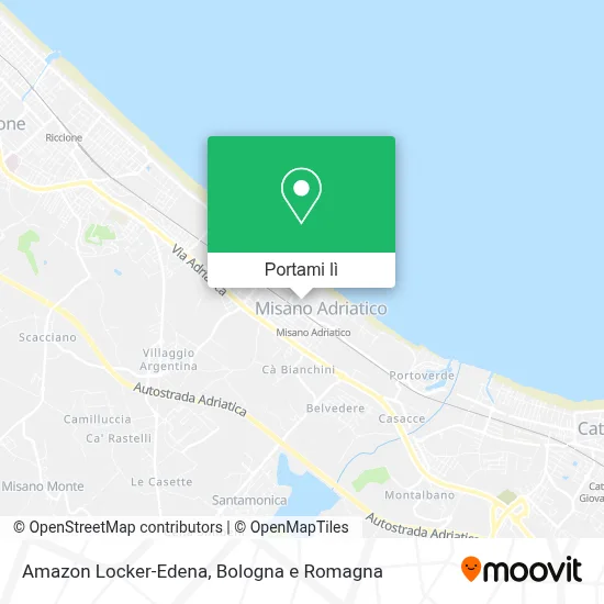 Mappa Amazon Locker-Edena