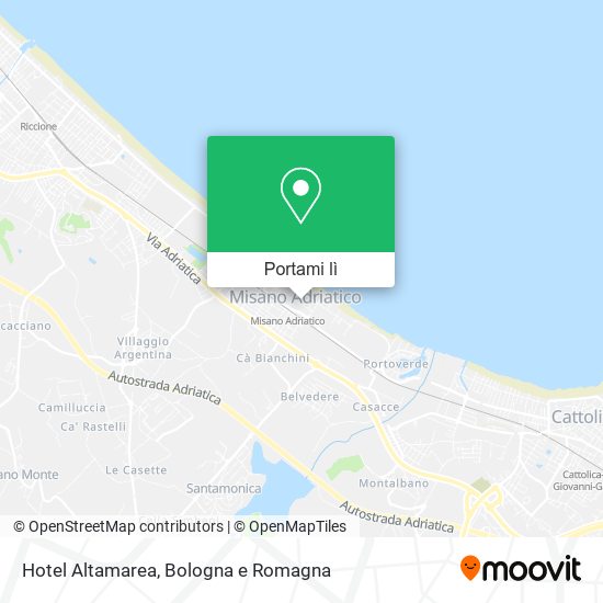 Mappa Hotel Altamarea