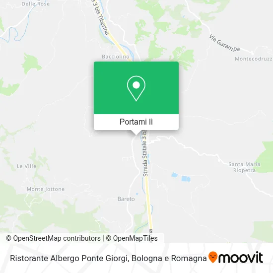 Mappa Ristorante Albergo Ponte Giorgi