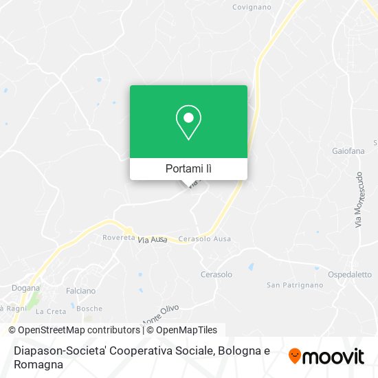 Mappa Diapason-Societa' Cooperativa Sociale