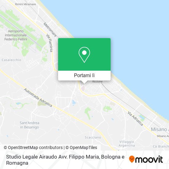Mappa Studio Legale Airaudo Avv. Filippo Maria