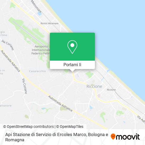 Mappa Api Stazione di Servizio di Ercoles Marco