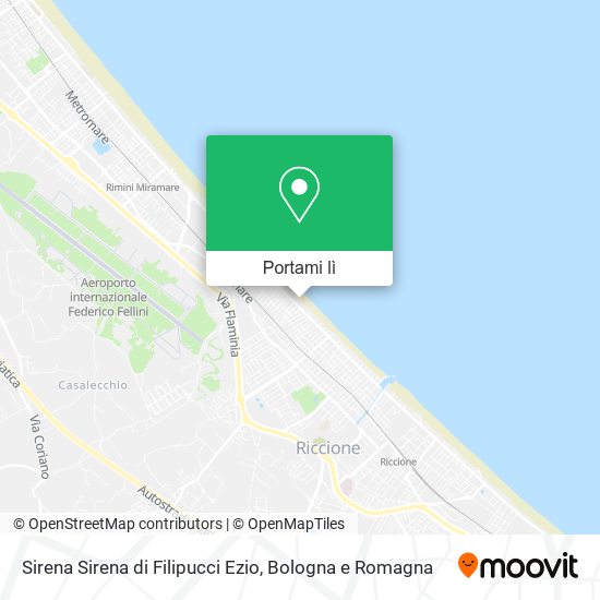 Mappa Sirena Sirena di Filipucci Ezio