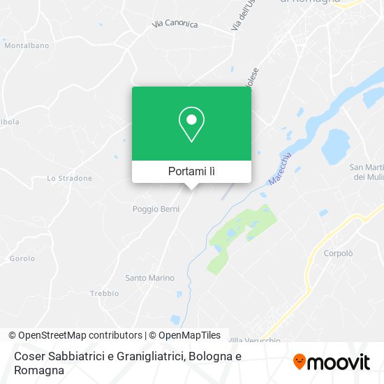 Mappa Coser Sabbiatrici e Granigliatrici
