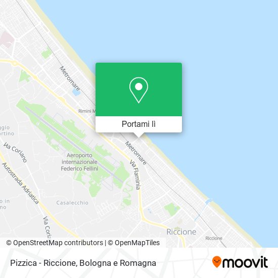 Mappa Pizzica - Riccione