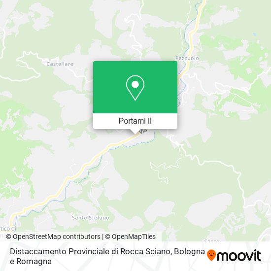 Mappa Distaccamento Provinciale di Rocca Sciano