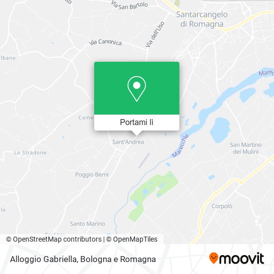 Mappa Alloggio Gabriella