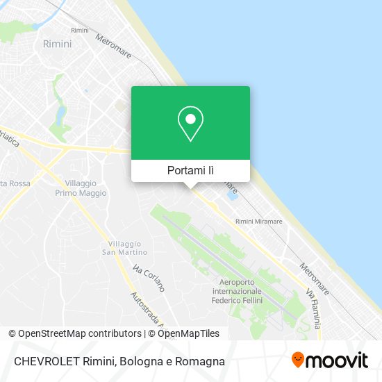 Mappa CHEVROLET Rimini