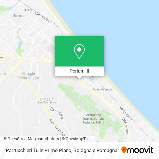 Mappa Parrucchieri Tu in Primo Piano