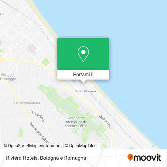 Mappa Riviera Hotels