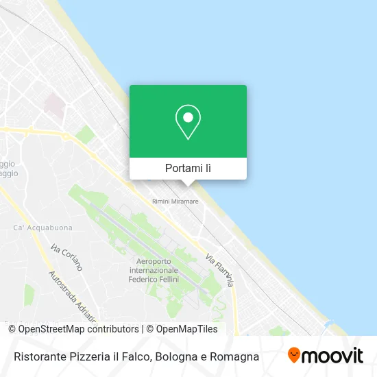 Mappa Ristorante Pizzeria il Falco
