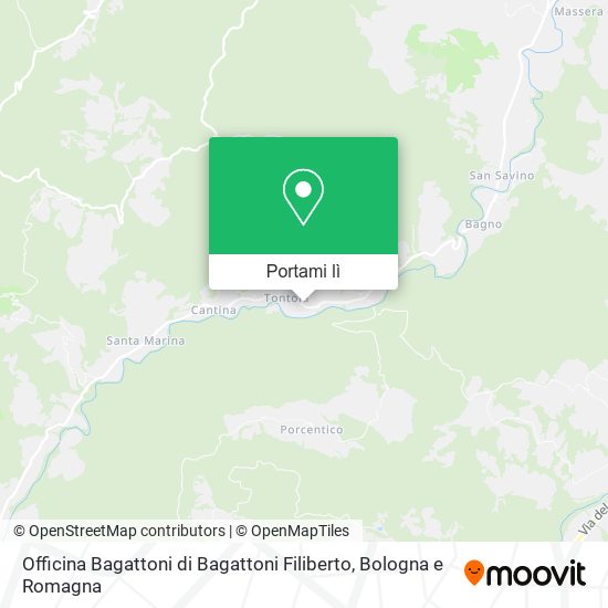 Mappa Officina Bagattoni di Bagattoni Filiberto