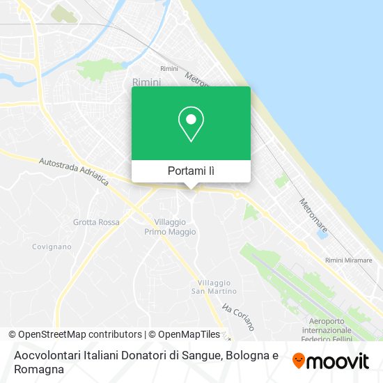 Mappa Aocvolontari Italiani Donatori di Sangue