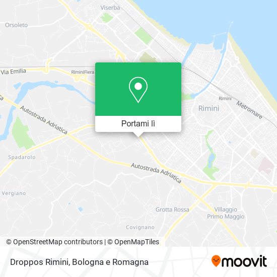 Mappa Droppos Rimini