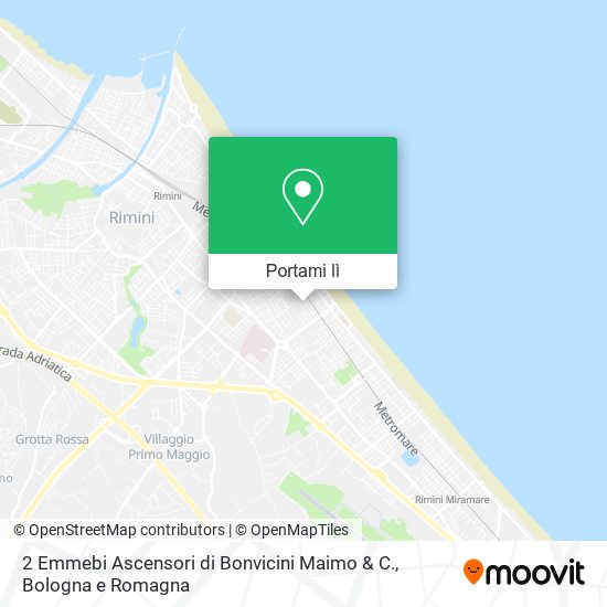 Mappa 2 Emmebi Ascensori di Bonvicini Maimo & C.