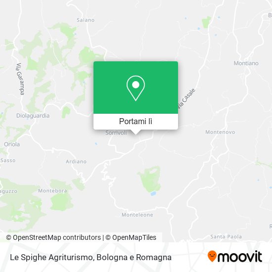 Mappa Le Spighe Agriturismo