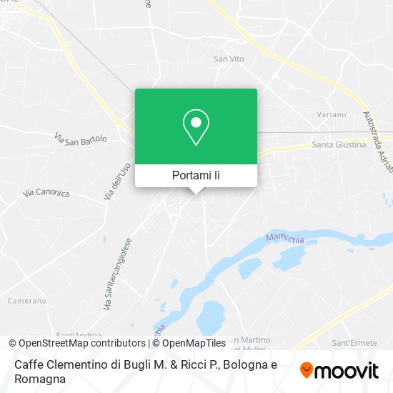 Mappa Caffe Clementino di Bugli M. & Ricci P.