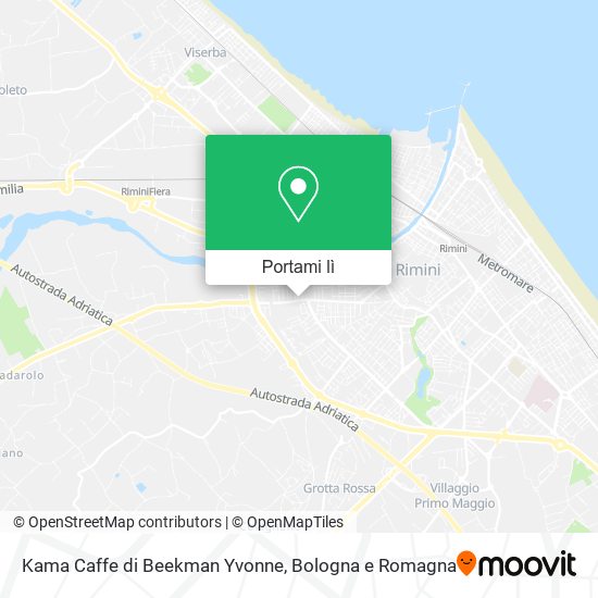 Mappa Kama Caffe di Beekman Yvonne