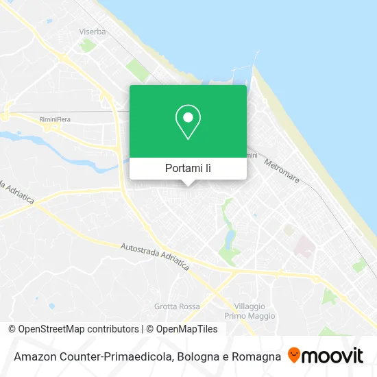 Mappa Amazon Counter-Primaedicola