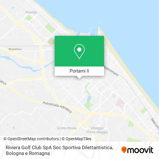 Mappa Riviera Golf Club SpA Soc Sportiva Dilettantistica
