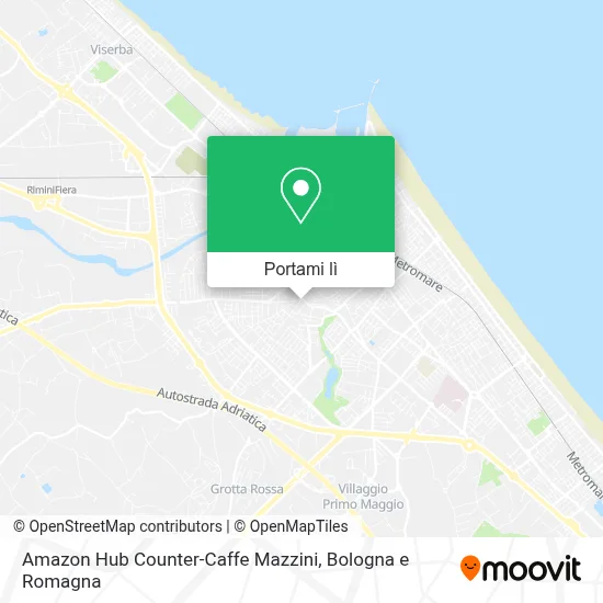 Mappa Amazon Hub Counter-Caffe Mazzini