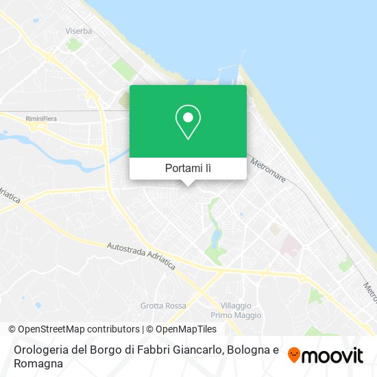 Mappa Orologeria del Borgo di Fabbri Giancarlo