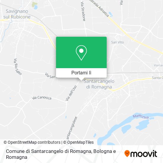 Mappa Comune di Santarcangelo di Romagna