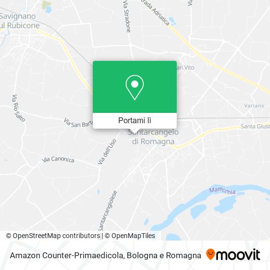 Mappa Amazon Counter-Primaedicola