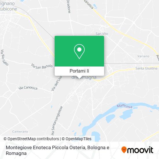 Mappa Montegiove Enoteca Piccola Osteria