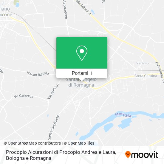 Mappa Procopio Aicurazioni di Procopio Andrea e Laura