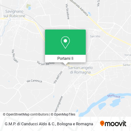 Mappa G.M.P. di Canducci Aldo & C.