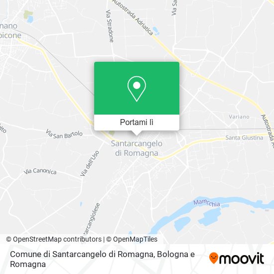 Mappa Comune di Santarcangelo di Romagna