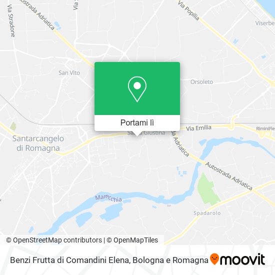 Mappa Benzi Frutta di Comandini Elena