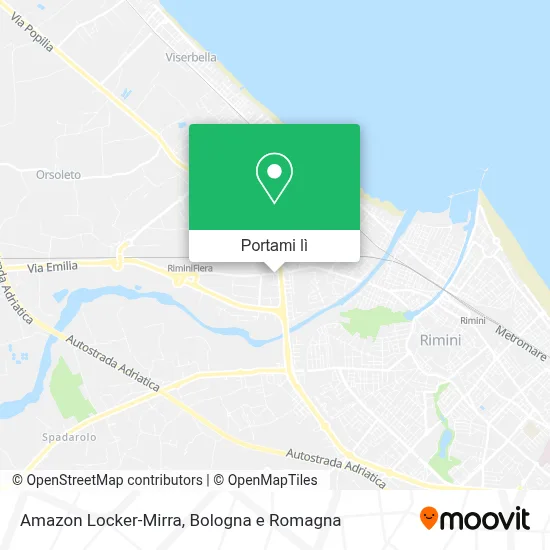 Mappa Amazon Locker-Mirra