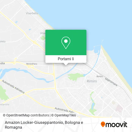 Mappa Amazon Locker-Giuseppantonio