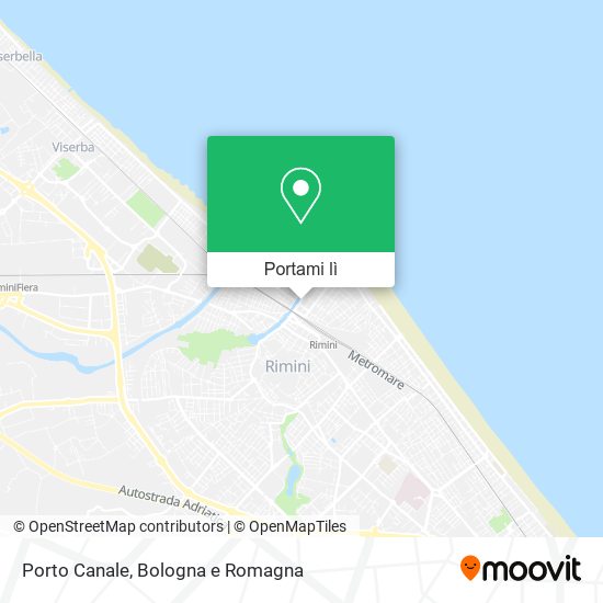 Mappa Porto Canale