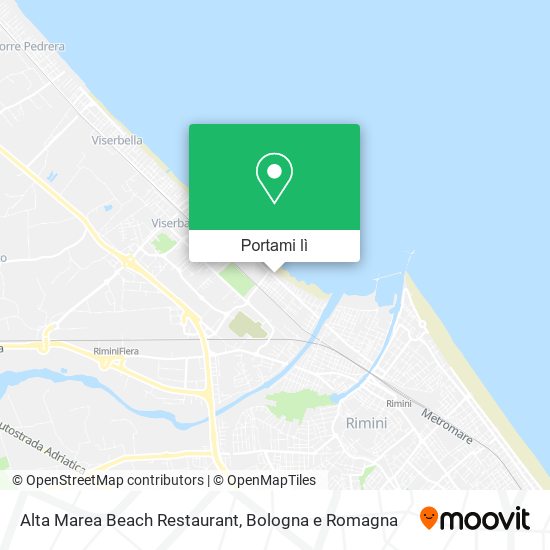 Mappa Alta Marea Beach Restaurant