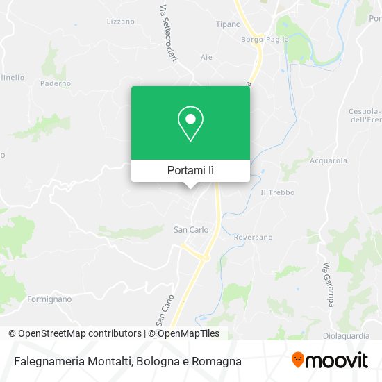 Mappa Falegnameria Montalti