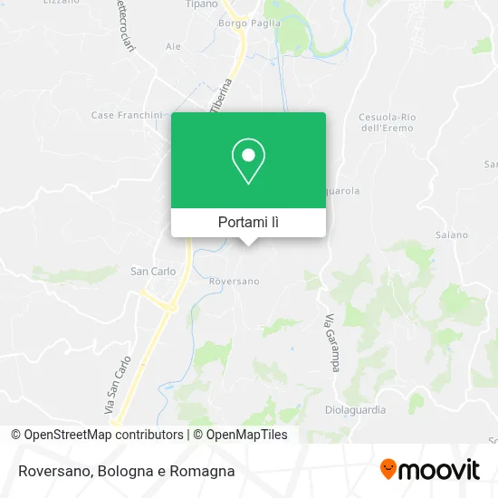Mappa Roversano